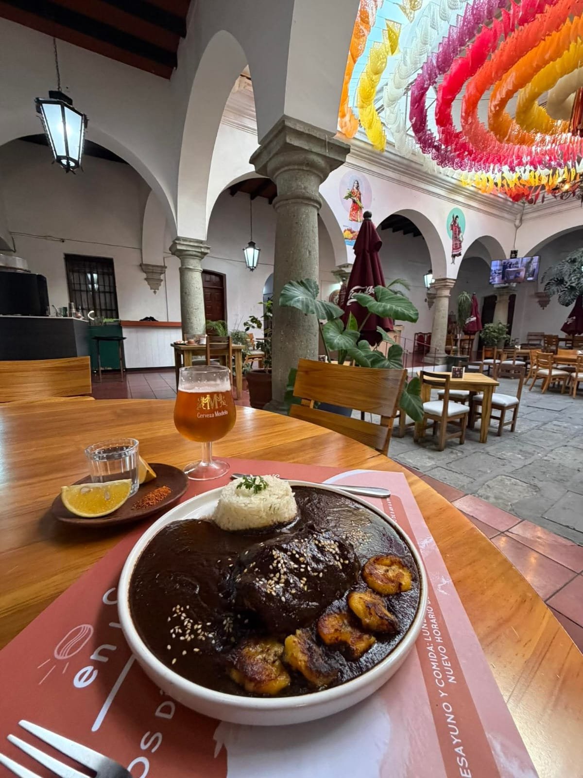 Desayuno tradicional oaxaqueño